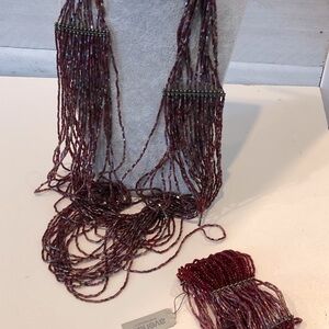 —2/$30— Necklace and bracelet beaded set